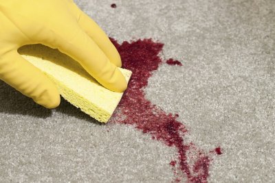 blood removal from carpet